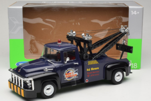 Ford F-100 Vilcējauto Bob's Towing Welly 1:18 19834-W Metāls — attēls 6 no 6