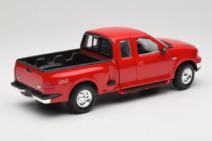 Ford F-150 Flareside SuperCab Sarkans Mira 1:18 6217 Metāls — attēls 3 no 8