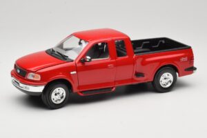 Ford F-150 Flareside SuperCab Sarkans Mira 1:18 6217 Metāls