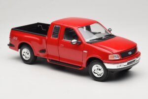 Ford F-150 Flareside SuperCab Sarkans Mira 1:18 6217 Metāls — attēls 6 no 8