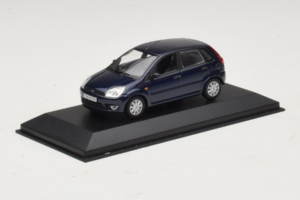 Ford Fiesta Mk5 4-Door Tumši Zils Minichamps 1:43 FIESTA001 Metāls — attēls 2 no 4