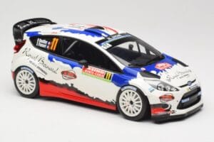 Ford Fiesta RS WRC #11 B. Bouffier / X. Panseri Rally Monte Carlo 2014 Minichamps 1:18 151140811 Metāls — attēls 4 no 6