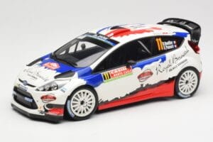 Ford Fiesta RS WRC #11 B. Bouffier / X. Panseri Rally Monte Carlo 2014 Minichamps 1:18 151140811 Metāls