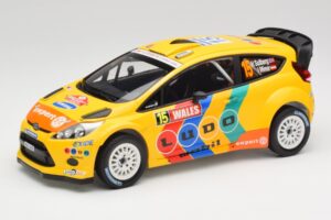 Ford Fiesta RS WRC #15 H. Solberg / I. Minor Stobart Wales Rally GB 2011 Minichamps 1:18 151110815 Metāls