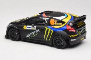 Ford Fiesta RS WRC #46 V. Rossi / C. Cassina Monza Rally Show 2011 Minichamps 1:18 151110846 Metāls — attēls 5 no 6
