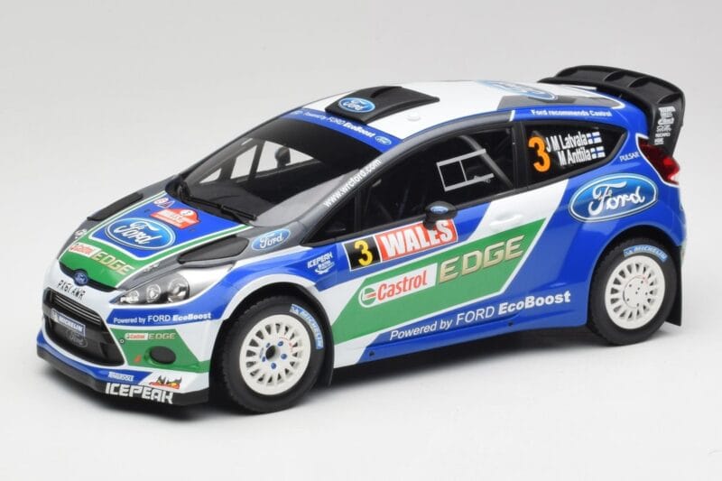 Ford Fiesta WRC #3 J-M. Latvala / M. Anttila Rally Great Britain Winner 2012 Minichamps 1:18 151120803 Metāls