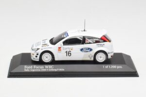 Ford Focus WRC Mk1 #16 P. Solberg / P. Mills Rally Argentina 2000 Minichamps 1:43 430008916 Metāls