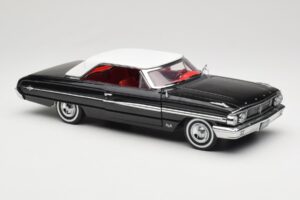 Ford Galaxie 500 Melns Sun Star 1:18 1442 Metāls — attēls 6 no 8
