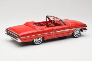 Ford Galaxie 500 Kabriolets Sarkans Sun Star 1:18 1420 Metāls — attēls 3 no 8
