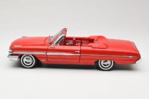 Ford Galaxie 500 Kabriolets Sarkans Sun Star 1:18 1420 Metāls — attēls 4 no 8