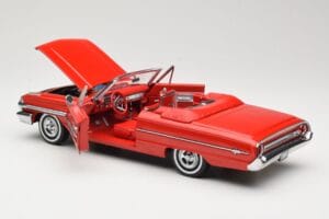 Ford Galaxie 500 Kabriolets Sarkans Sun Star 1:18 1420 Metāls — attēls 5 no 8