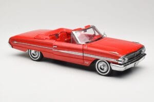 Ford Galaxie 500 Kabriolets Sarkans Sun Star 1:18 1420 Metāls — attēls 6 no 8