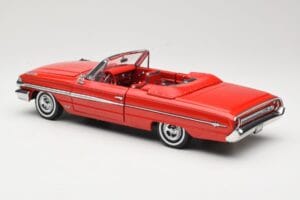 Ford Galaxie 500 Kabriolets Sarkans Sun Star 1:18 1420 Metāls — attēls 7 no 8