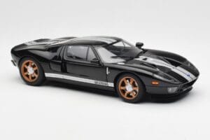 Ford GT Melns Ar Baltām Svītrām AUTOart 1:18 73023 Metāls — attēls 6 no 8
