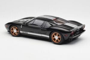 Ford GT Melns Ar Baltām Svītrām AUTOart 1:18 73023 Metāls — attēls 7 no 8
