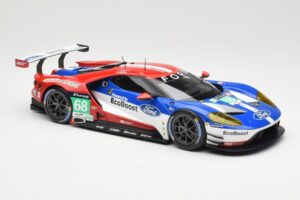 Ford GT GTE #68 D. Muller / J. Hand / S. Bourdais Chip Ganassi Racing LMGTE Pro 24 Hours of Le Mans 2016 Winner Minichamps 1: — attēls 4 no 6