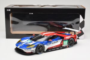 Ford GT GTE #68 D. Muller / J. Hand / S. Bourdais Chip Ganassi Racing LMGTE Pro 24 Hours of Le Mans 2016 Winner Minichamps 1: — attēls 6 no 6
