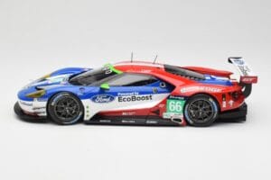 Ford GT GTE Chip Ganassi UK #66 O. Pla / S. Mucke / B. Johnson 24 Hours of Le Mans 2016 Minichamps 1:18 155168666 Metāls — attēls 3 no 6