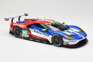 Ford GT GTE Chip Ganassi UK #66 O. Pla / S. Mucke / B. Johnson 24 Hours of Le Mans 2016 Minichamps 1:18 155168666 Metāls — attēls 4 no 6