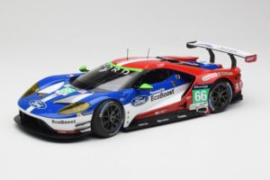 Ford GT GTE Chip Ganassi UK #66 O. Pla / S. Mucke / B. Johnson 24 Hours of Le Mans 2016 Minichamps 1:18 155168666 Metāls