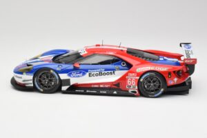Ford GT #68 D. Muller / J. Hand / S. Bourdais LMGTE Pro Winner 24 Hours of Le Mans 2016 Minichamps 1:18 4012138143098 Metāls — attēls 3 no 6