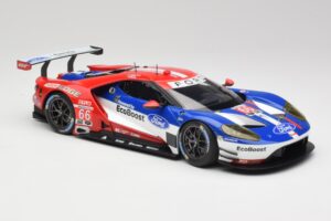 Ford GT #68 D. Muller / J. Hand / S. Bourdais LMGTE Pro Winner 24 Hours of Le Mans 2016 Minichamps 1:18 4012138143098 Metāls — attēls 4 no 6