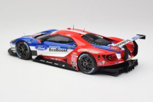Ford GT #68 D. Muller / J. Hand / S. Bourdais LMGTE Pro Winner 24 Hours of Le Mans 2016 Minichamps 1:18 4012138143098 Metāls — attēls 5 no 6