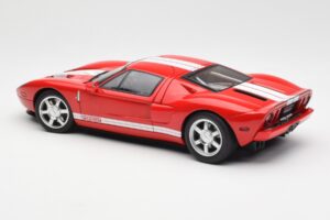 Ford GT Sarkans AUTOart 1:18 73021 Metāls — attēls 7 no 8