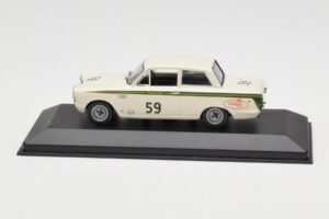 Ford Lotus Cortina Mk1 #59 J. Clark / R. Parsons Sebring 12 Hours 1964 Minichamps 1:43 400648259 Metāls
