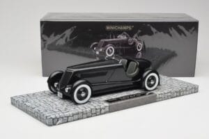 Ford Model 40 Special Speedster Tumšpelēks Minichamps 1:18 107082040 Sveķi — attēls 6 no 6