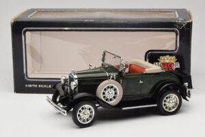 Ford Model A Tumšzaļš Motor City 1:18 20003 Metāls — attēls 8 no 8
