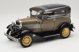 Ford Model A Tudor Chicle Drab Motor City 1:18 41003 Metāls