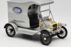 Ford Model T Delivery Truck Sudrabs Eagle Collectibles 1:18 430600 Metāls — attēls 4 no 6