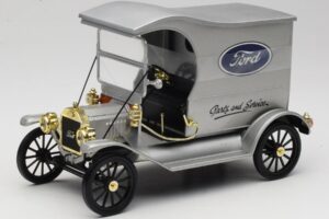 Ford Model T Delivery Truck Sudrabs Eagle Collectibles 1:18 430600 Metāls
