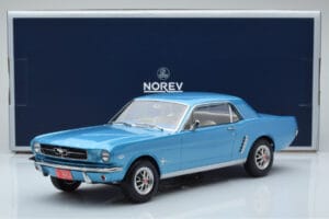 Ford Mustang Coupe Tirkīzs Norev 1:18 182800 Metāls — attēls 6 no 6