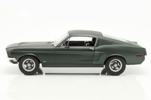 Ford Mustang Fastback Satin Green Metallic Norev 1:12 122702 Metāls — attēls 3 no 5