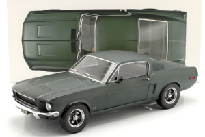 Ford Mustang Fastback Satin Green Metallic Norev 1:12 122702 Metāls — attēls 5 no 5