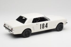Ford Mustang Hardtop #184 B. Neyret / J. Terramorsi Rally Monte Carlo 1965 Norev 1:18 182801 Metāls — attēls 2 no 6