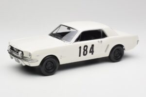 Ford Mustang Hardtop #184 B. Neyret / J. Terramorsi Rally Monte Carlo 1965 Norev 1:18 182801 Metāls