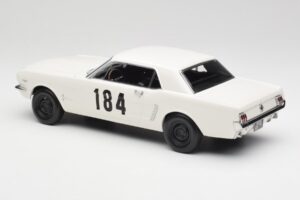 Ford Mustang Hardtop #184 B. Neyret / J. Terramorsi Rally Monte Carlo 1965 Norev 1:18 182801 Metāls — attēls 5 no 6
