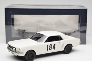 Ford Mustang Hardtop #184 B. Neyret / J. Terramorsi Rally Monte Carlo 1965 Norev 1:18 182801 Metāls — attēls 6 no 6