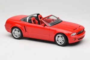 Ford Mustang S197 GT Kabriolets Sarkans Beanstalk Group 1:18 FOR10016R Metāls — attēls 6 no 8