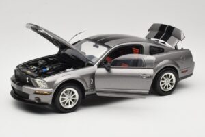 Ford Mustang S197 Shelby GT500 40th Anniversary Pelēks Shelby Collectibles 1:18 DC075005 Metāls — attēls 2 no 8