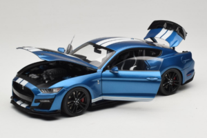 Ford Mustang Shelby GT500 S550 Atlas Blue Metallic IXO 1:18 18RDC244-FO Metāls — attēls 2 no 8