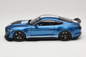Ford Mustang Shelby GT500 S550 Atlas Blue Metallic IXO 1:18 18RDC244-FO Metāls — attēls 4 no 8