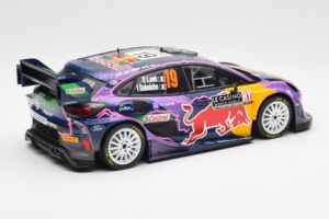 Ford Puma Rally1 #19 S. Loeb / I. Galmiche Rally Monte Carlo Winner 2022 IXO 1:18 18RMC110 Metāls — attēls 2 no 6