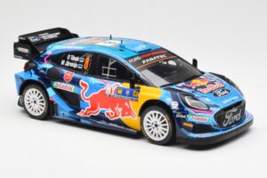 Ford Puma Rally1 #8 O. Tanak / M. Jarveoja 3rd Rally Central Europe 2023 IXO 1:18 18RMC187 Metāls — attēls 4 no 6