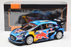 Ford Puma Rally1 #8 O. Tanak / M. Jarveoja 3rd Rally Central Europe 2023 IXO 1:18 18RMC187 Metāls — attēls 6 no 6