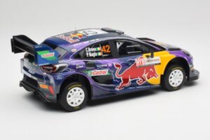 Ford Puma Rally1 #42 C. Breen / P. Nagle M-Sport Ford Rally Italia Sardegna 2022 TopSpeed 1:18 TS0491 Metāls — attēls 2 no 6