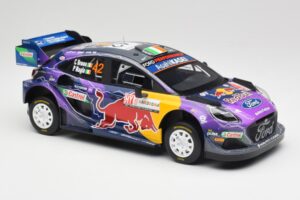 Ford Puma Rally1 #42 C. Breen / P. Nagle M-Sport Ford Rally Italia Sardegna 2022 TopSpeed 1:18 TS0491 Metāls — attēls 4 no 6